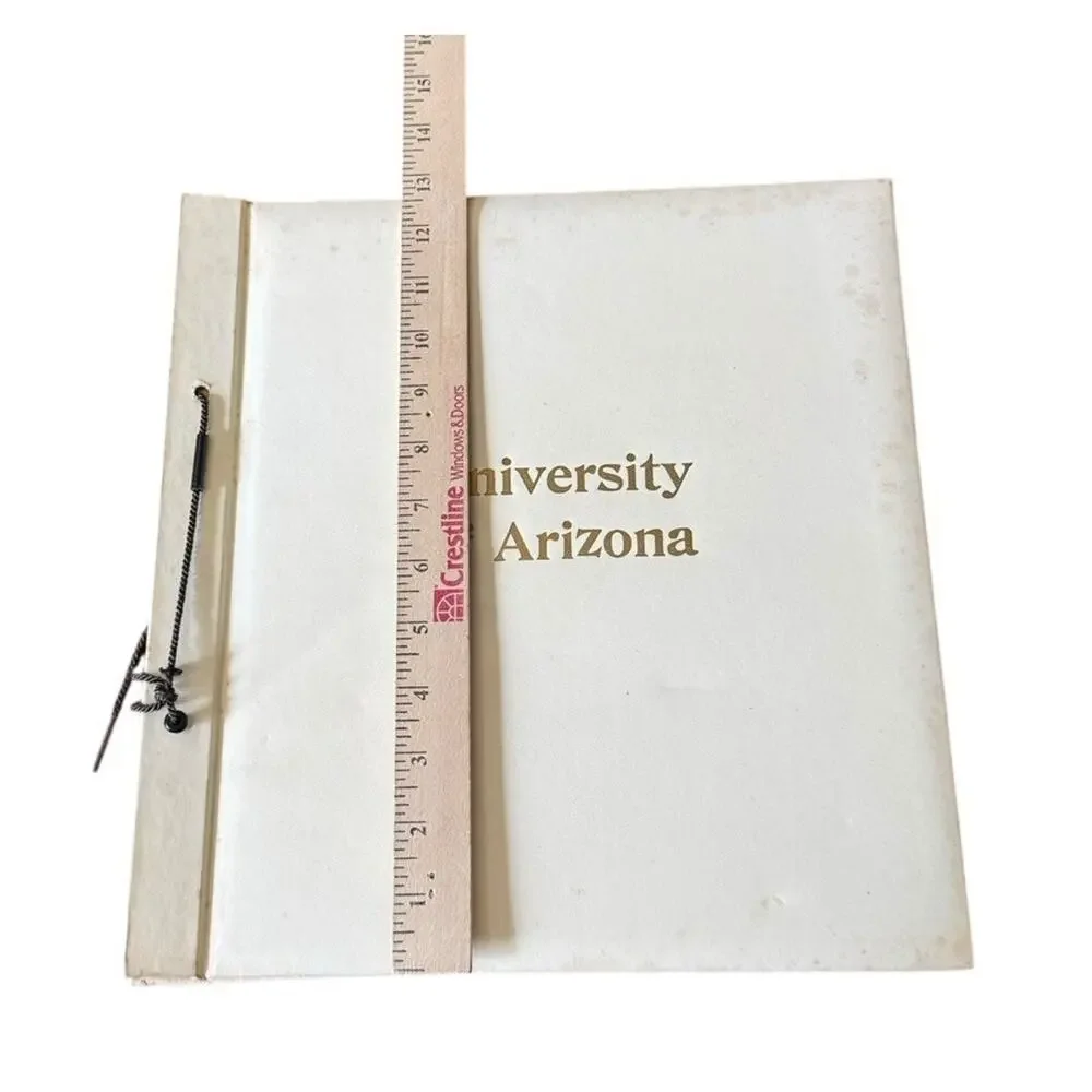 Vintage University of Arizona Photo Album String Tied Tucson‎ Wildcat Southwest